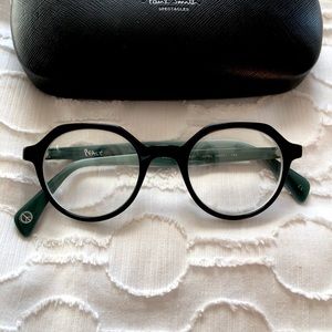 Paul Smith black/teal eyeglass frames